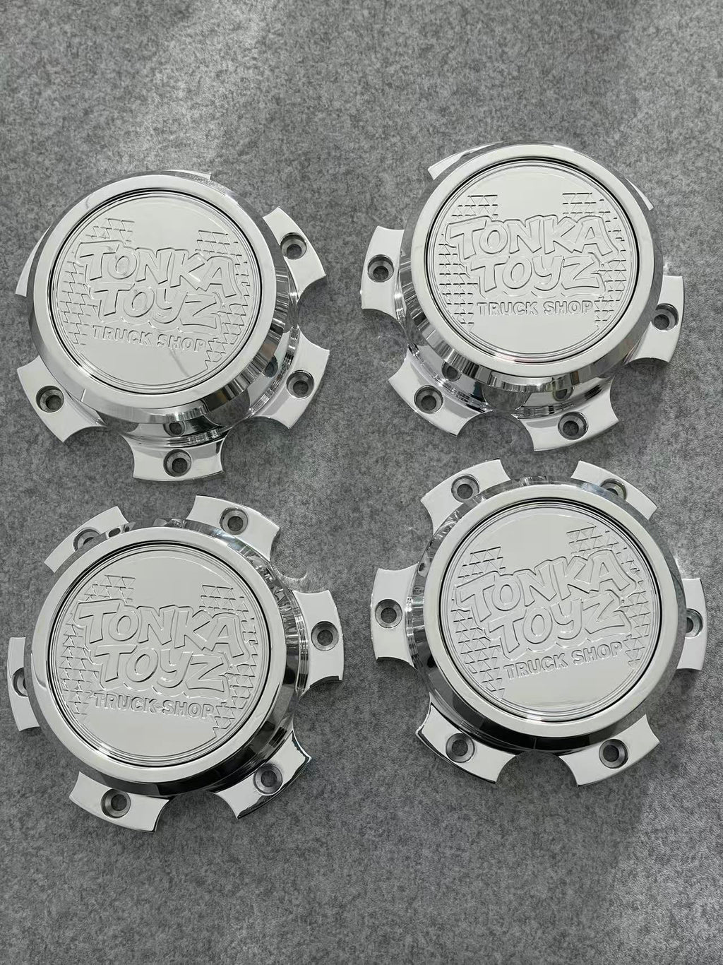 6 Lug Custom Billet Aluminum Floating Center Caps For 6x135 MM & 6x5.5"